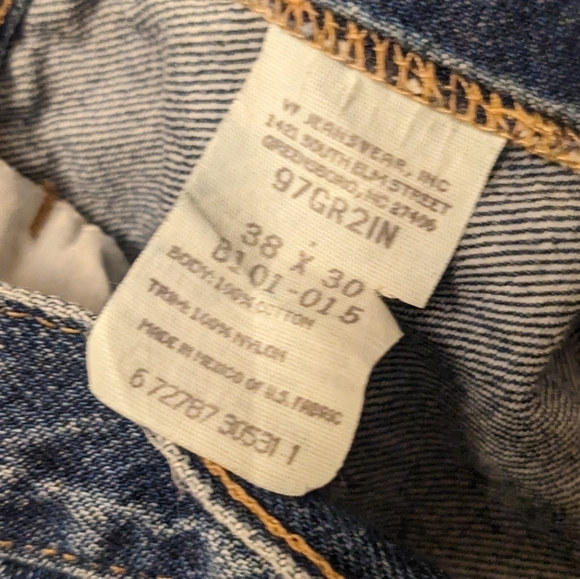 Wrangler Pro Gear Double Knee Western Cownoy Rancher Jeans mens size 38x30 - Picture 3 of 4